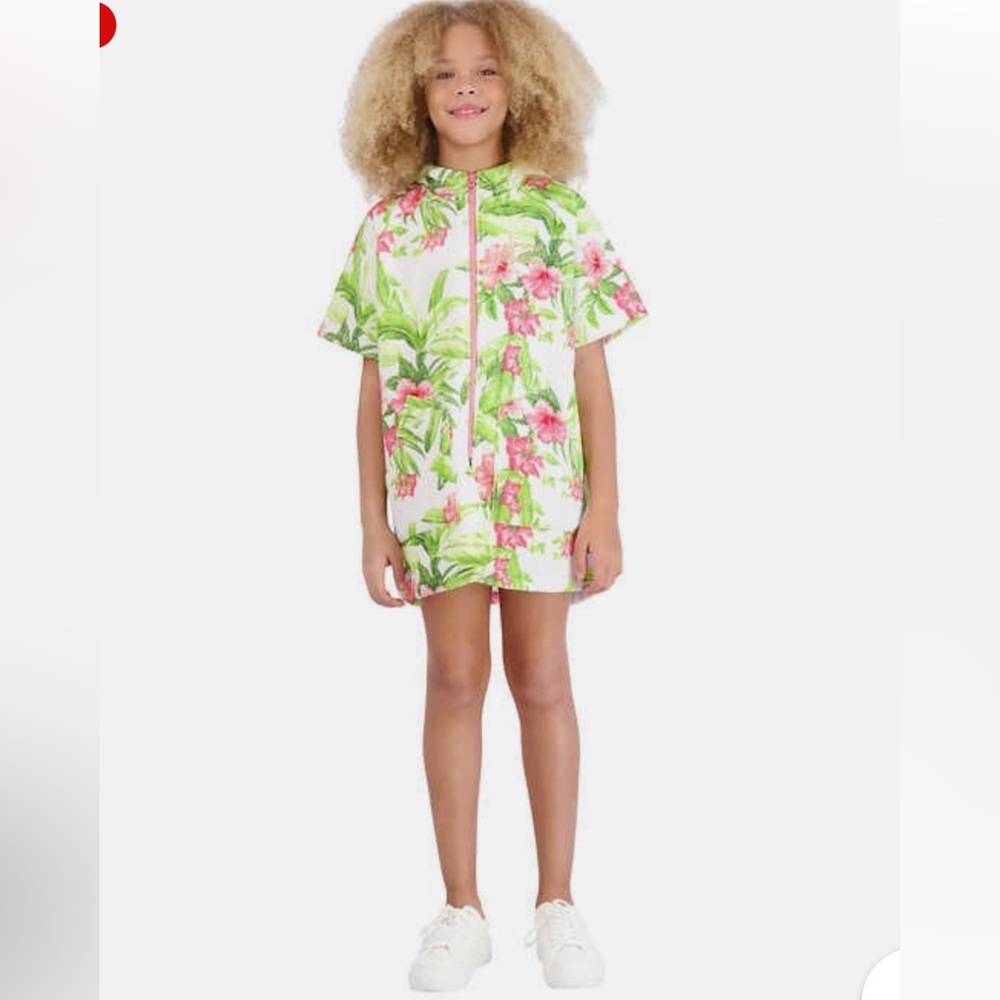 Tommy Bahama Kids Hooded Terry Cover-Up. Size L/XL, 7-12.